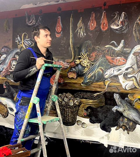 Роспись стен на заказ