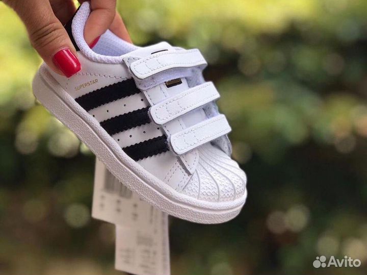 Кроссовки детские adidas superstar размеры 22-32