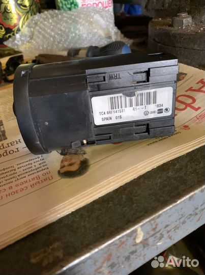 Блок включений фар на polo