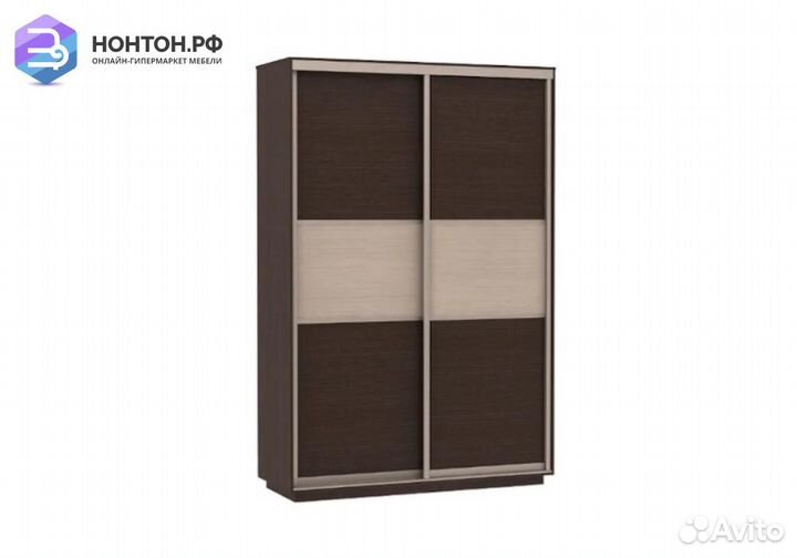 Шкаф-купе Нонтон Мини венге / вставка дуб молочный