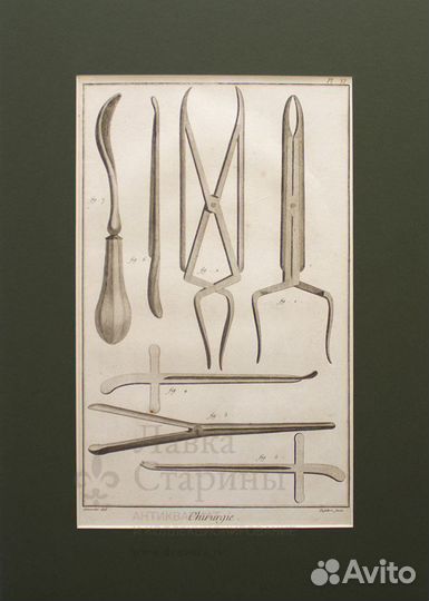 Старинная гравюра «Хирургия» - 21