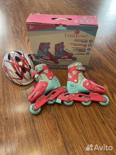 Роликовые коньки 31-34р для начинающих