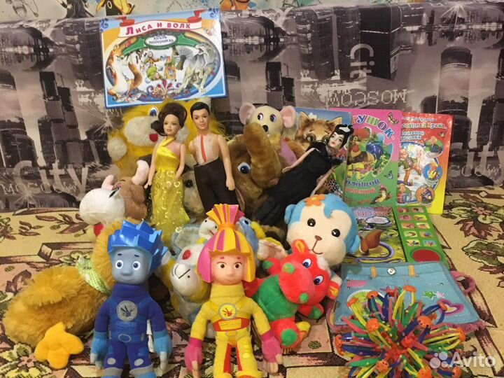 Детские игрушки пакетом для девочки