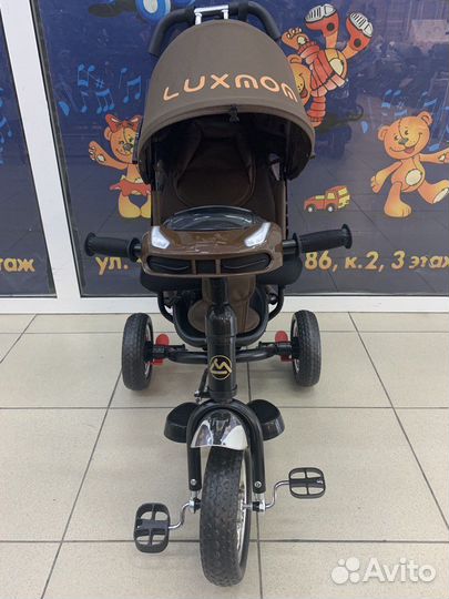 Детский трехколесный велосипед коляска