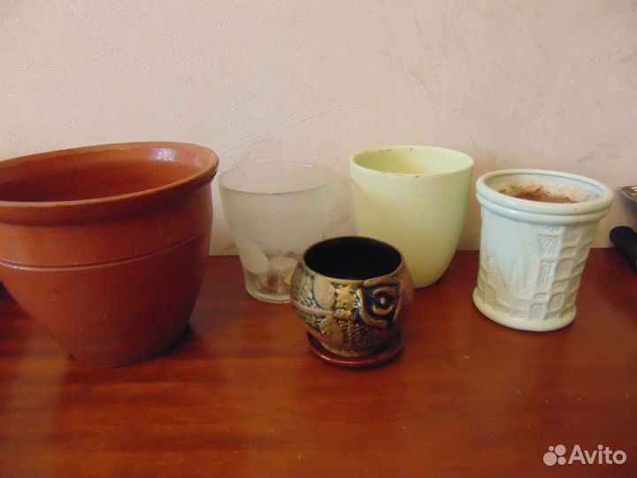 Горшки для цветов.Вазы.Керамика.Новые