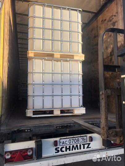 Новые Еврокубы 1000л деревянный поддон Казань