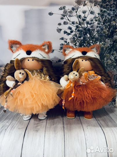 Кукла Тильда Лисичка