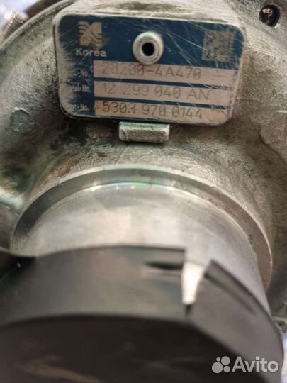 Турбина kia sorento2,5; 170л.с, 2008 б/у