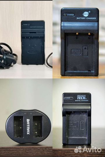 Зарядные устройства Fujifilm, Canon