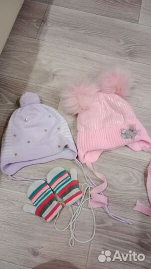 Теплые вещи пакетом на девочку