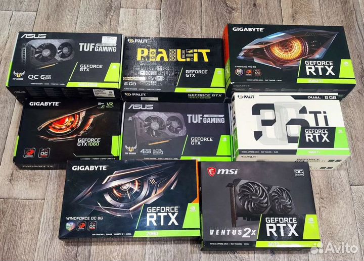 Коробка от видеокарты Nvidia