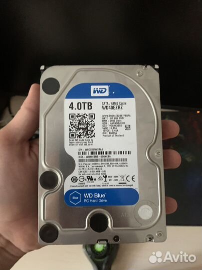 Жесткий диск 4tb WD blue
