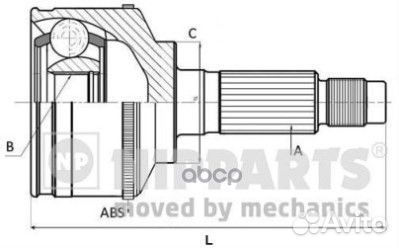 Шрус hyundai matrix 1.5 01- +ABS нар.компл. N28