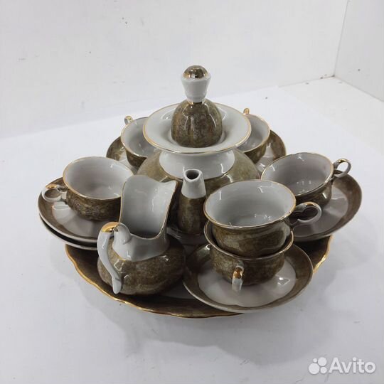 Кофейный набор Коростенского фарфорового завода
