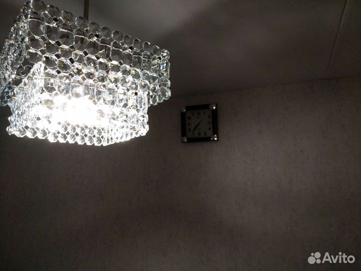 Люстра потолочная хрустальная СССР