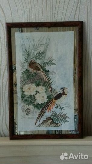 Картина. Вышивка крестиком в рамке 37х57 (28х48)