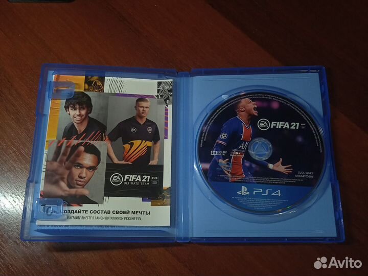Диск fifa 21 на ps4-ps5 полность русская озвучка