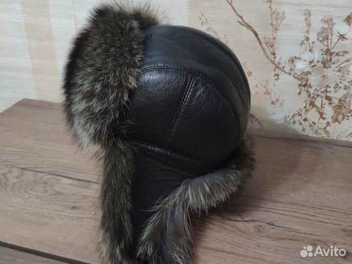 Мужская зимняя шапка ушанка меховая
