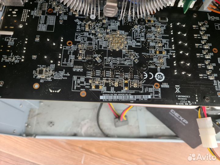 Видеокарта rx580 8gb msi