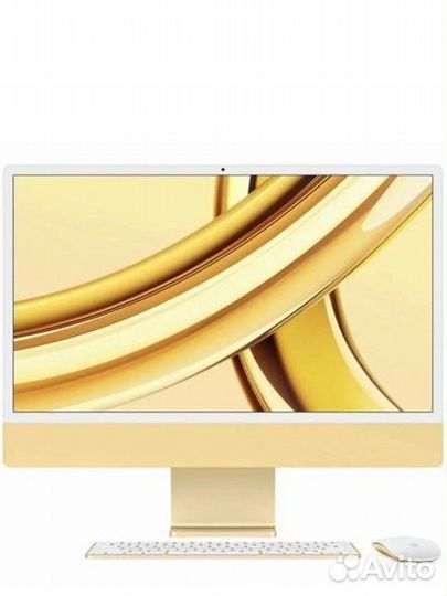 iMac 24M3 10GPU 8/256gb Yellow Новый