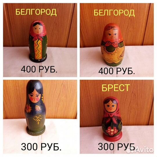 Матрешки СССР (в ассортименте)