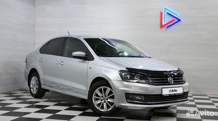 Volkswagen Polo 1.6 AT, 2016, 140 000 км