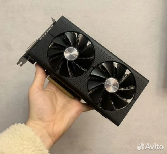 Видеокарта для пк RX 580 Sapphire 8 gb