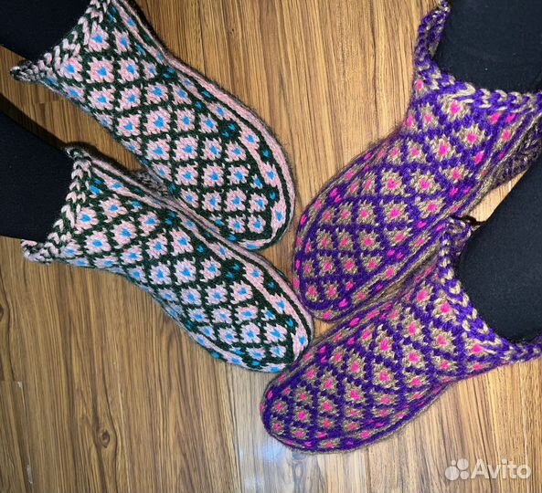 Джурабы, носки вязаные, носочки короткие