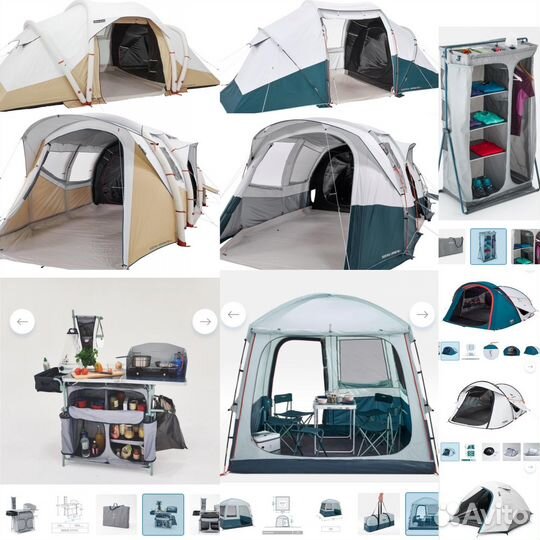 Палатки из декатлона quechua
