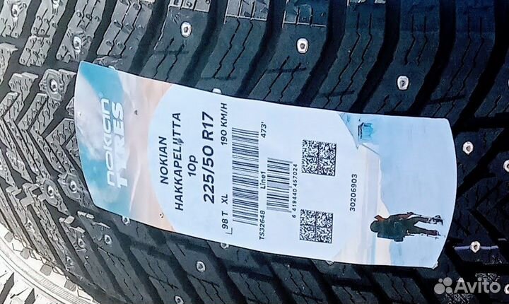 Nokian Tyres Hakkapeliitta 10p 225/50 R17 98T