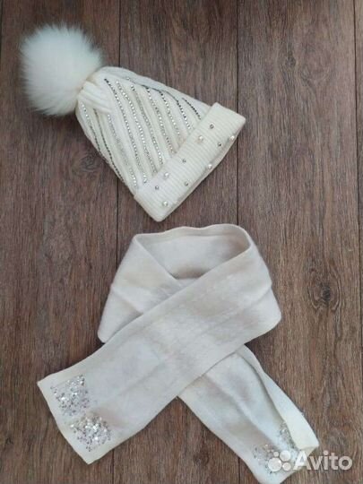 Шапки, шарфы от 6 мес, до 6 лет