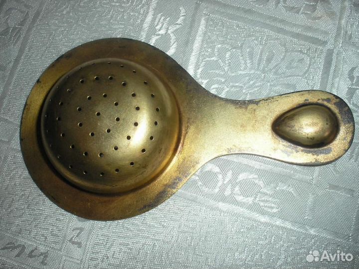 Ситечко. Серебро 6 эмалей в родной коробке. СССР