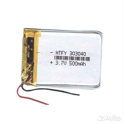 Аккумулятор Li-Pol 3x30x40мм 2pin (3.7V 500mAh)
