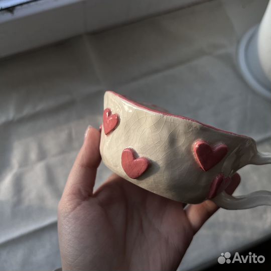 Кружка из глины брак