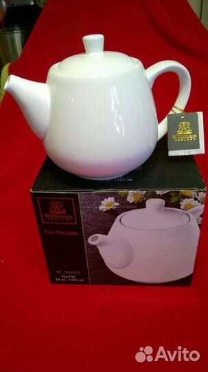 Английский фарфоровой заварочный чайник wilmax 1L