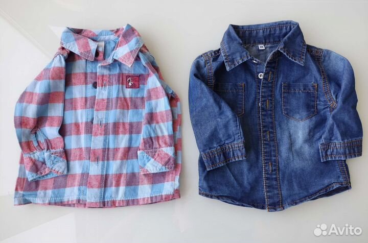 Рубашки для мальчика 68