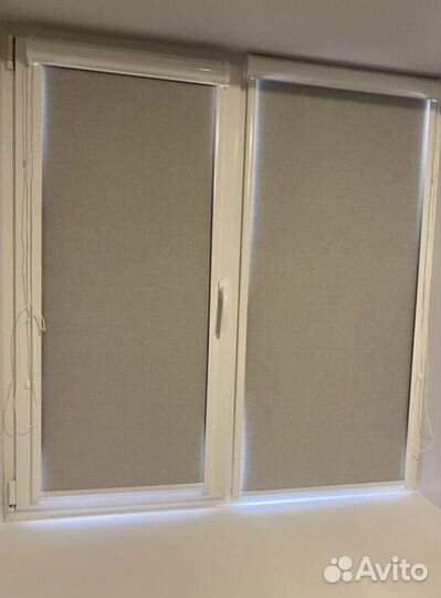 Рулонные шторы блэкаут в коробе ршк-8709