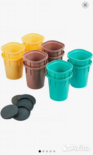 Горшки Для Рассады и Цветов с Поддоном