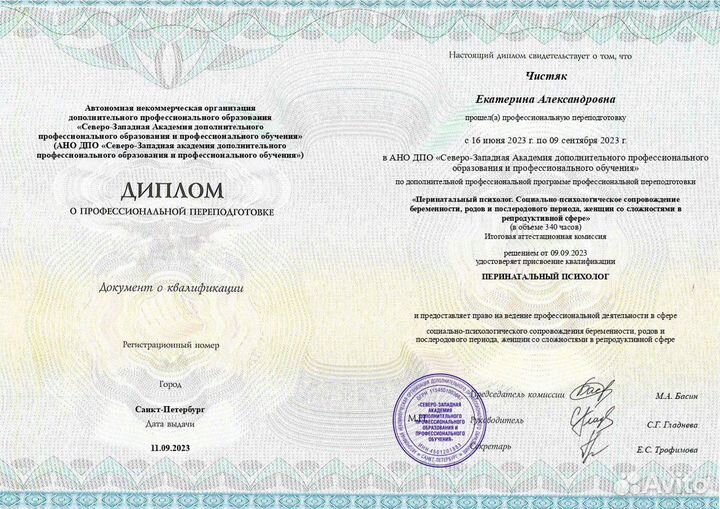 Перинатальный психолог