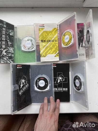 Mgs psp набор из 5 дисков