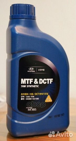 Масло трансмиссионное MTF & dctf 1л 04300KX1B0