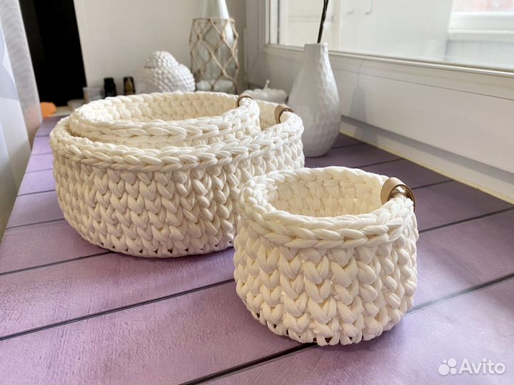 Корзина или набор корзин ручной работы