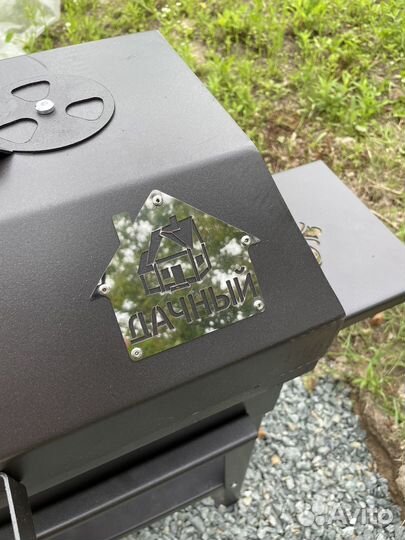 Мангал с печью под казан