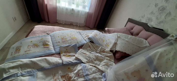 Бортики в детскую кроватку