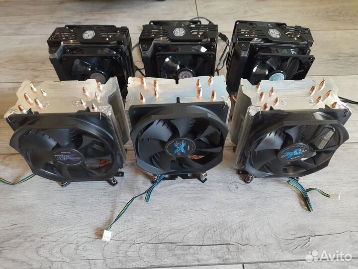 Кулер процессорный башенного типа на intel