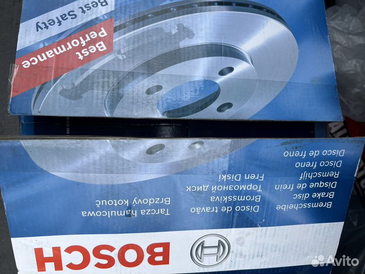 Тормозные диски (bosch) BMW е39 (задние)