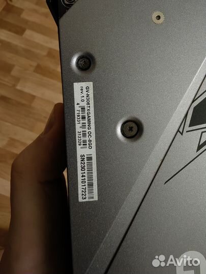 Rtx3060ti gddr6x, на гарантии