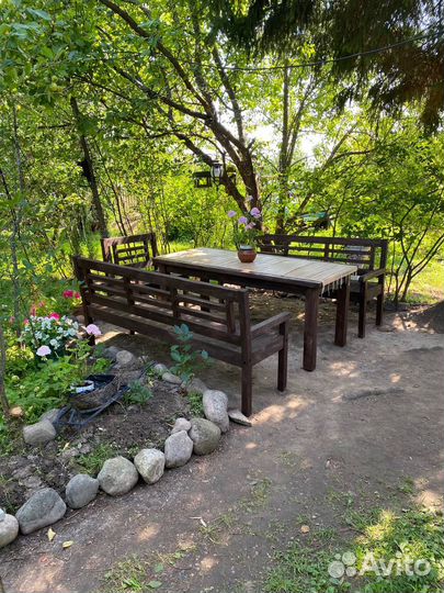 Садовая мебель из дерева
