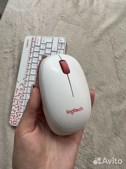 Клавиатура logitech компьютерная мышь