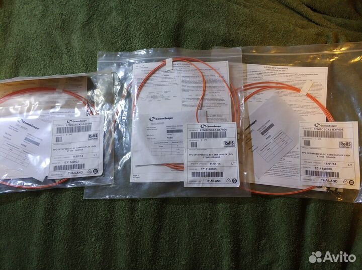 3шт кабели Optispeed SC-SC 1.6MM Duplex lszh 6FT